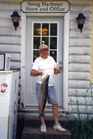 Wayne Hall and Lake Trout.